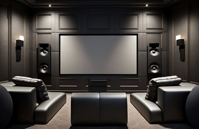 installed home theater