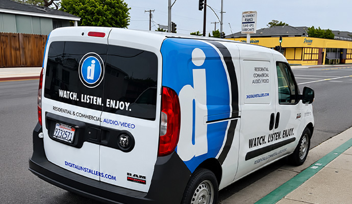 Digital Installers home theater service van
