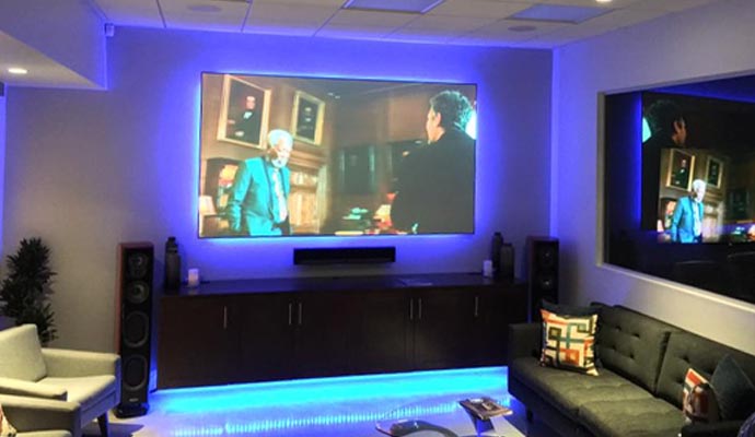 Automated home media control system