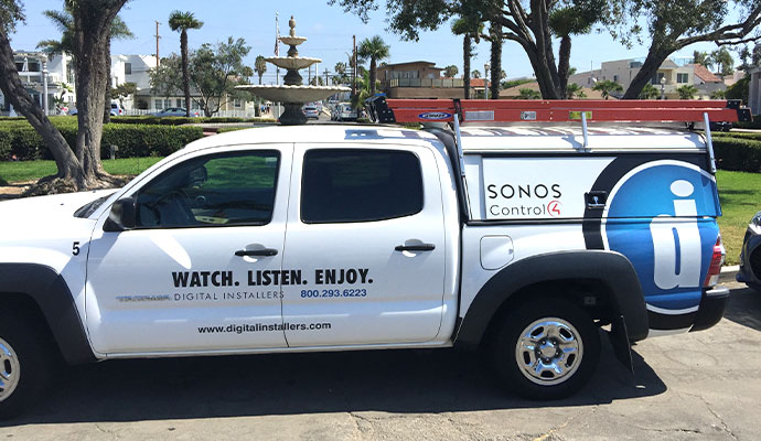 Digital installers service truck