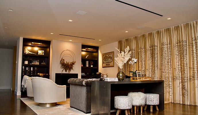 Modern living room interior Modern living room interior