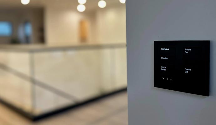 Wall mounted smart home control panel
