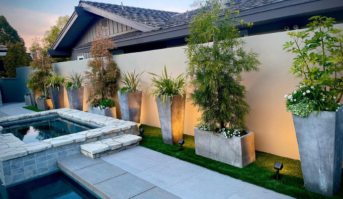 Installed landscape lighting system