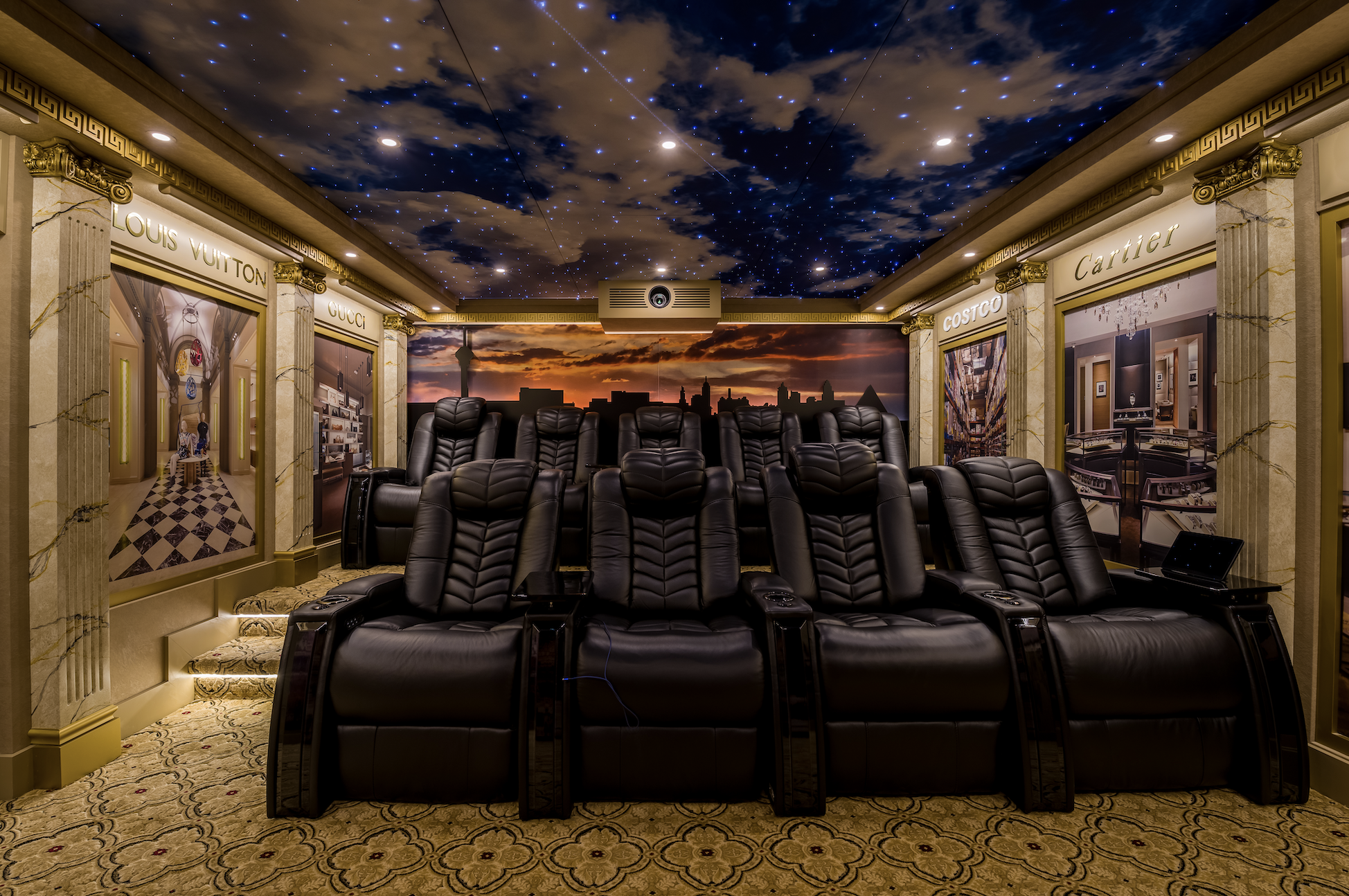 Las Vegas Theme Home Theater by Digital Installers South Bay Klipsch Speakers