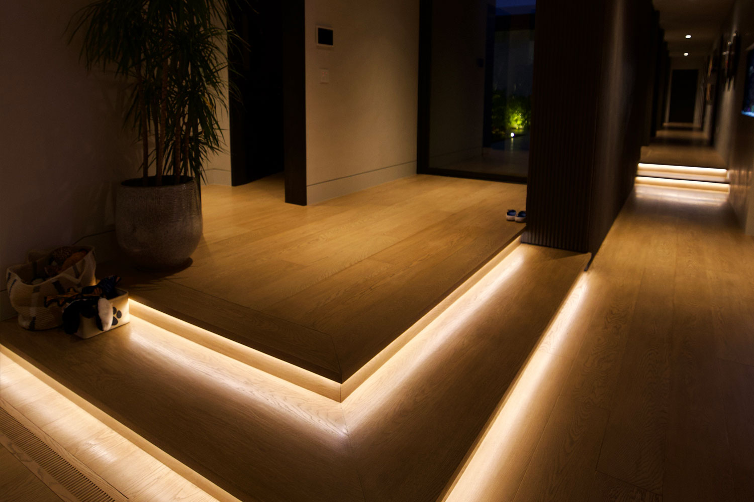 Linear Lighting under stairs