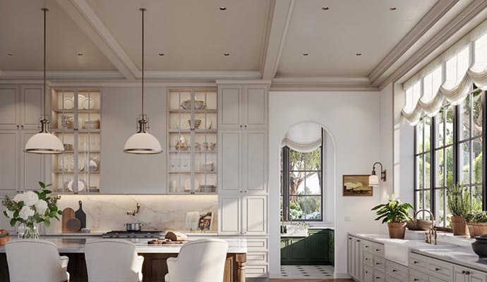 Luxury kitchen interior