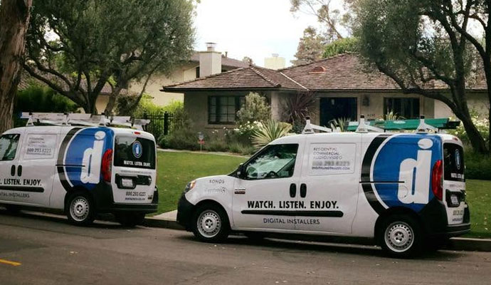 Digital installers service vans