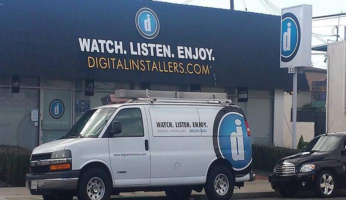 Digital Installers service vehicle