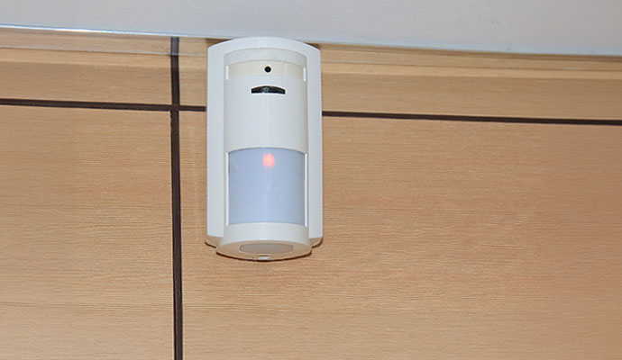 Indoor security motion detector
