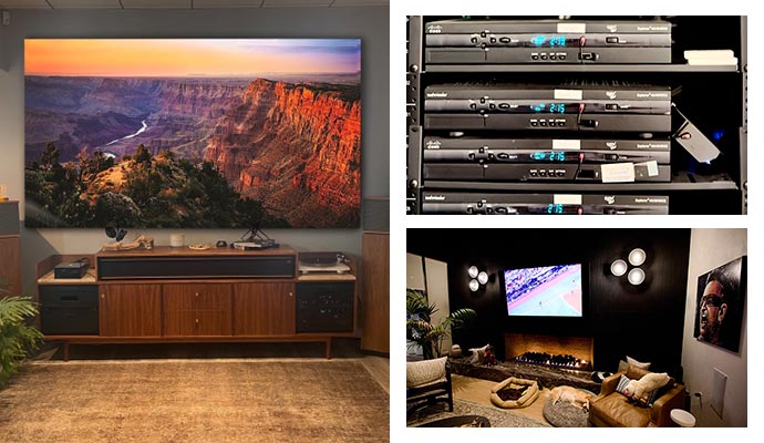 TV installation, networking, WiFi setup, and indoor audio solutions for home entertainment and connectivity.